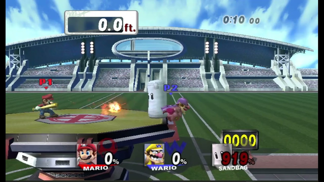 Mario And Wario Man Did The Homerun Contest With A New Record
