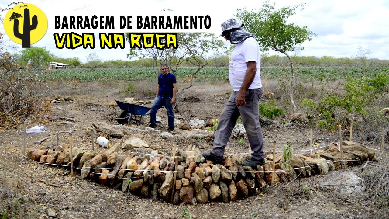 [VIDA NA ROÇA] Processo de Construção de uma Barragem de Barramento, [Barragem de Trincheira] 🌵