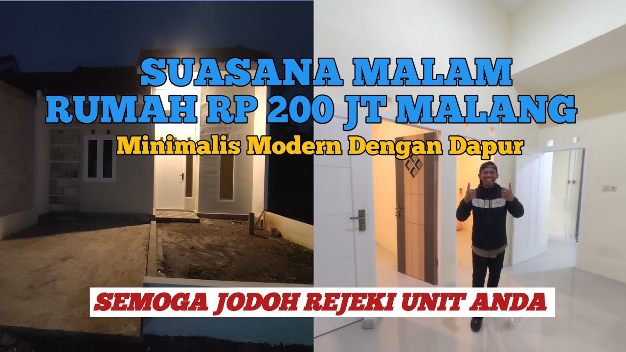 RUMAH MURAH DEKAT MALANG KOTA,SUASANA MALAM SYAHDU DAN RAME LALU LINTAS🤩😍