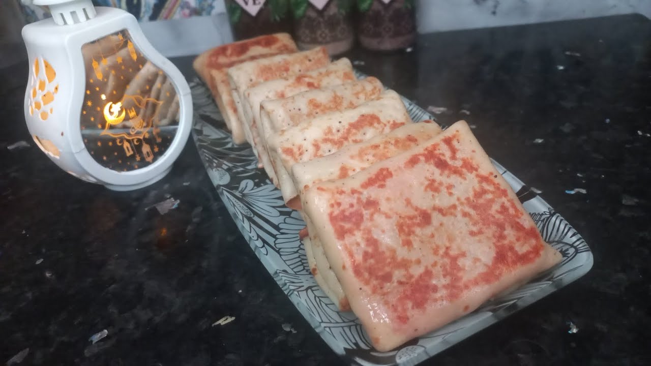 كريب مالح ساهل وسريع بحشوة لذيذة 😍 مثالي للفطور