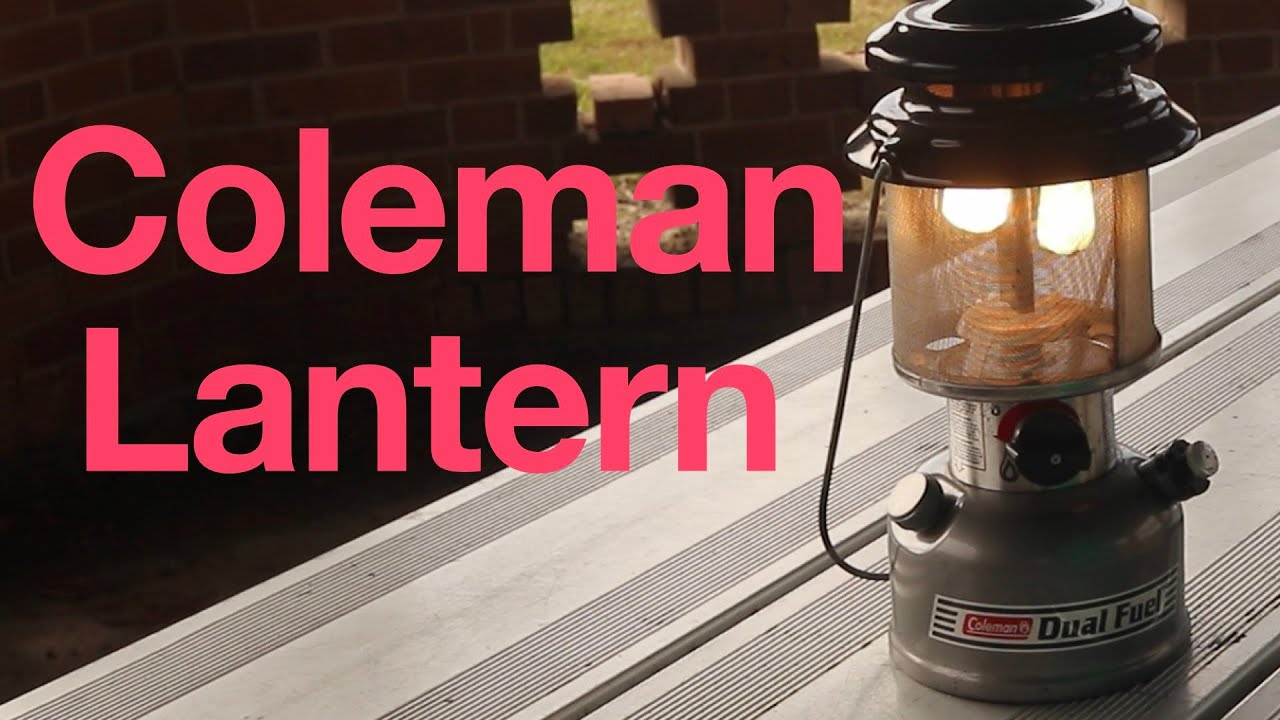 How to light a Coleman Dual fuel Lantern