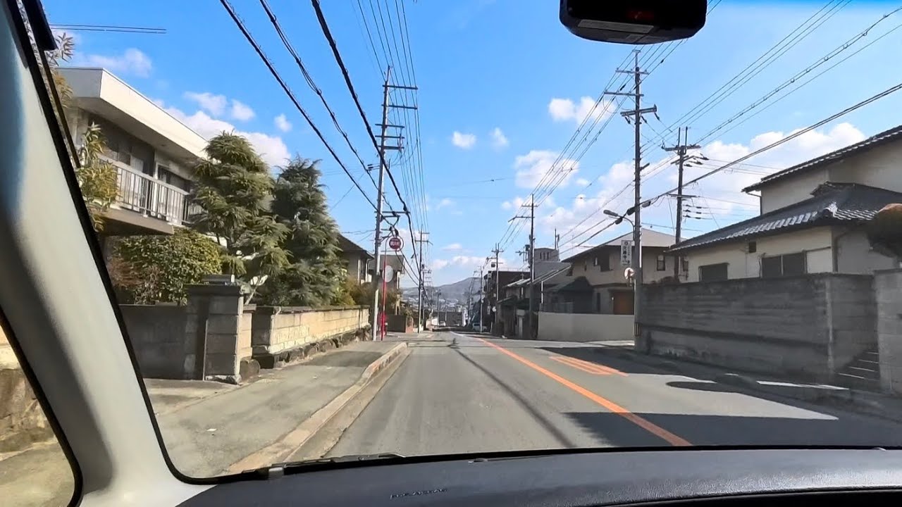 Driving Through a Quiet Japanese Neighborhood 🇯🇵 | Osaka Suburb Daytime