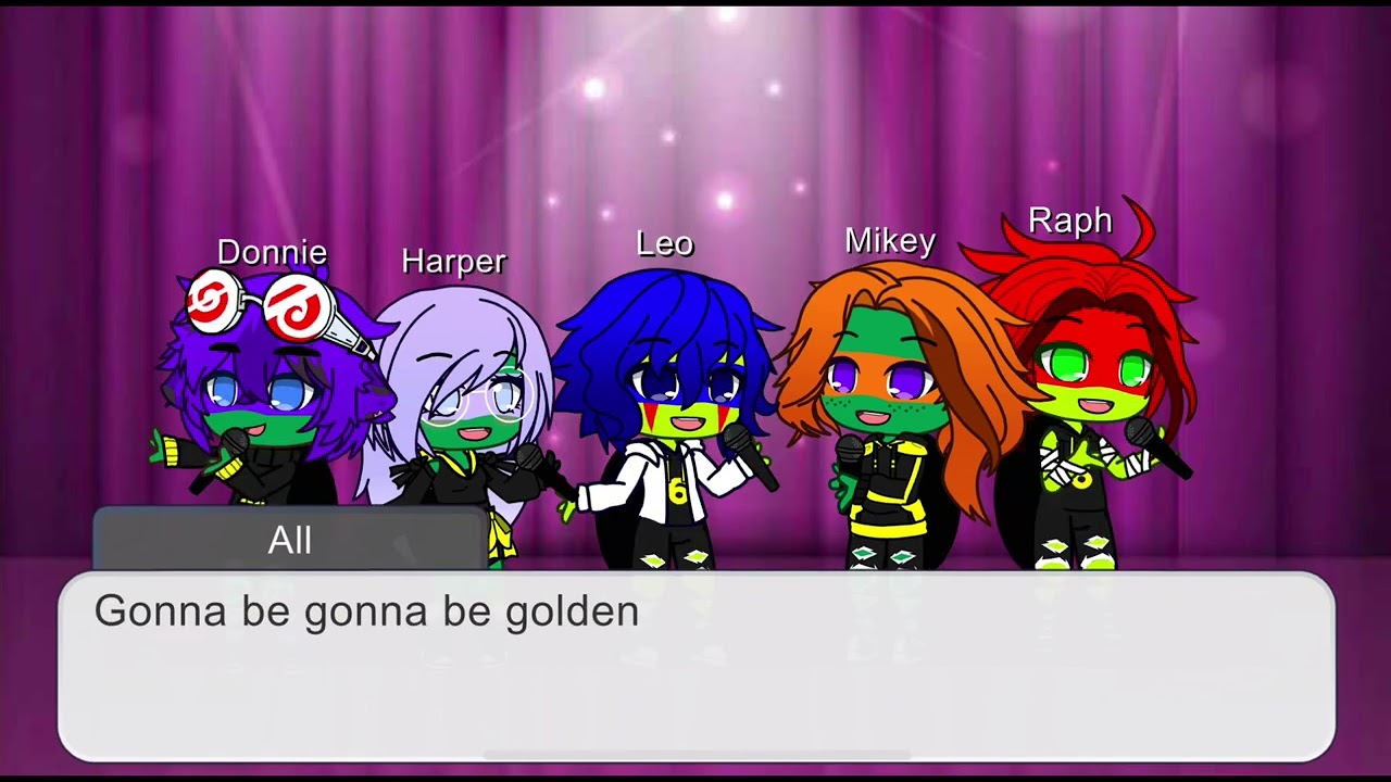 Golden K-pop demon hunters AU/ Rise of TMNT x Harper
