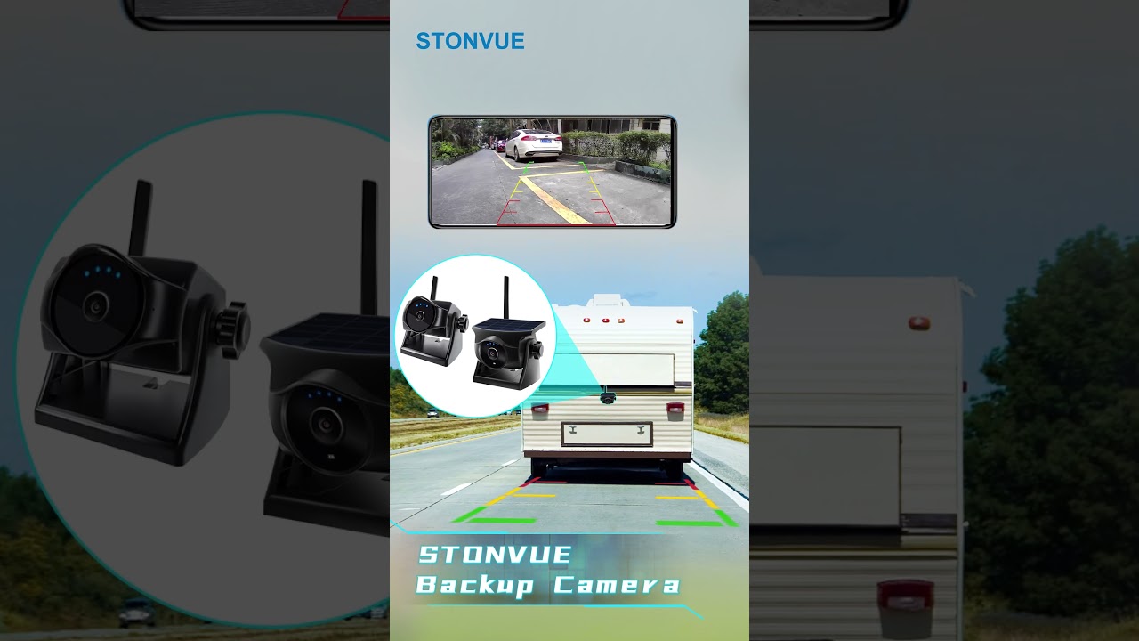 🚘 1080P Solar Wireless Backup Camera &ndash; Magnetic, Night Vision & 365-Day Standby! #backupcamera
