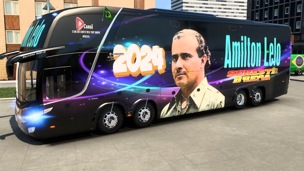 AMILTON LELO SERESTA & BREGA 2024 HOMENAGEADO NO BUS TOP SHOW