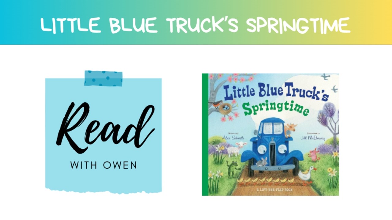 Весеннее чтение вслух от Little Blue Trucks