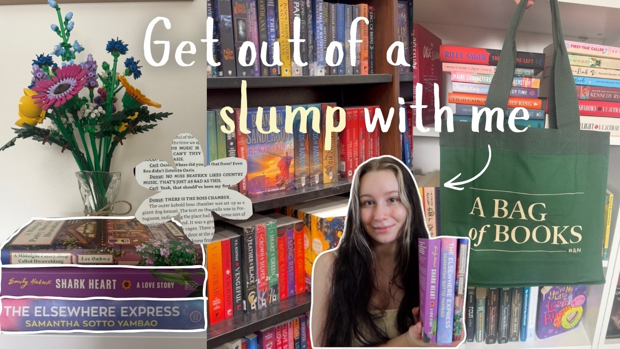 getting out of a slump!! 🌧️🙃 | barnes trip + reading & life updates