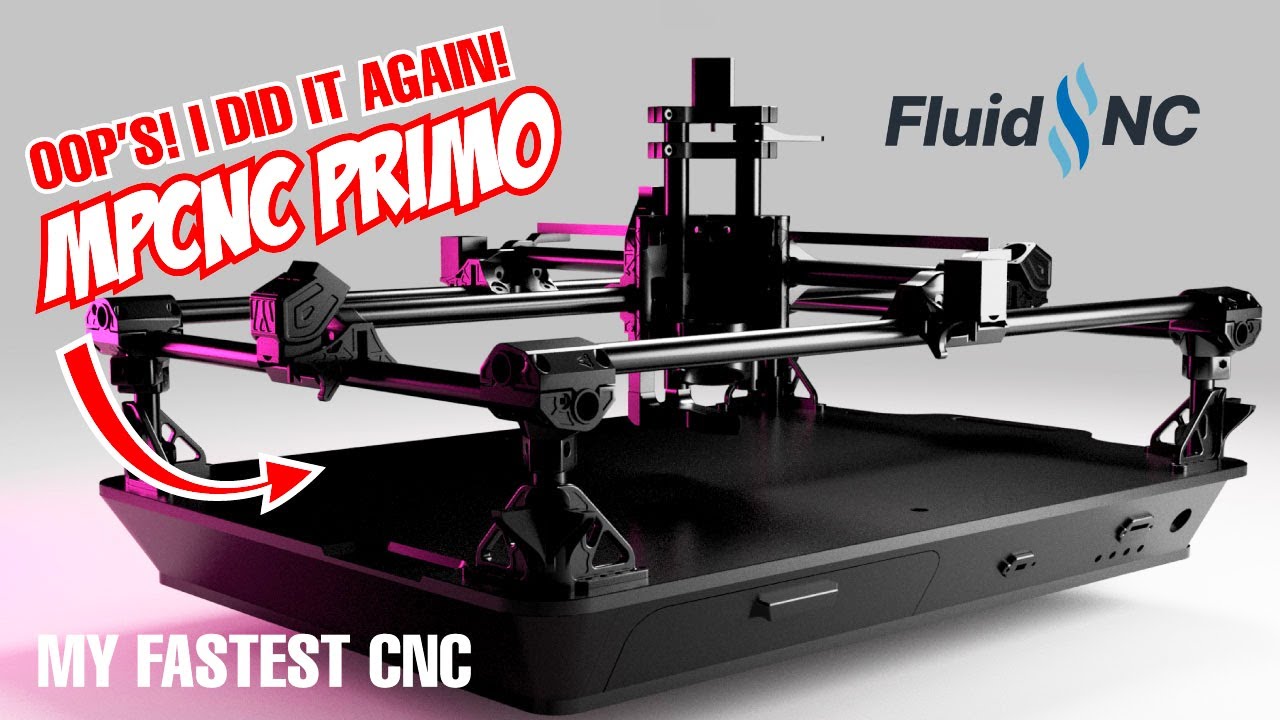 MPCNC Primo // Самый быстрый ЧПУ // FluidNC