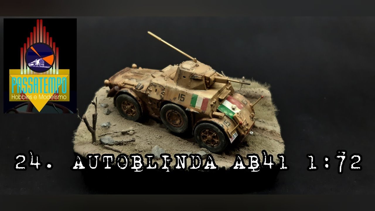 24. Autoblinda AB 41 1/72 italeri