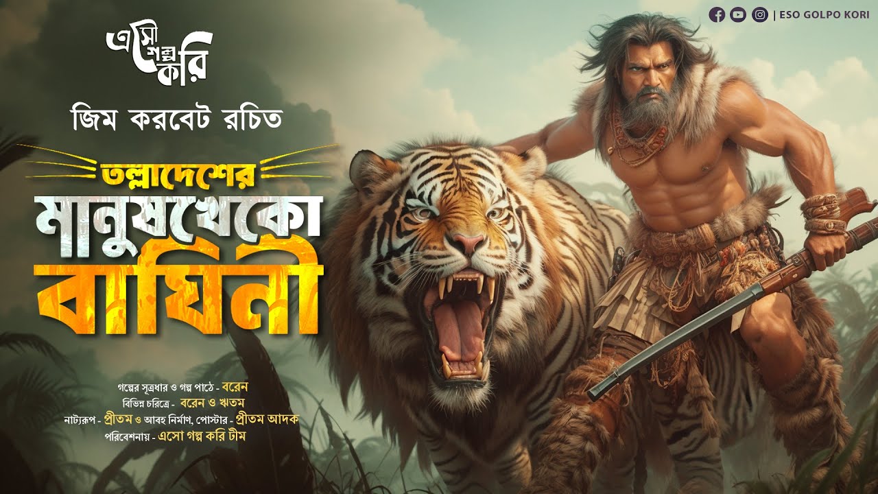Jim Corbett | তল্লাদেশের নরখাদক (শিকার কাহিনী) | Eso Golpo Kori | Adventure | Sunday Suspense Feluda