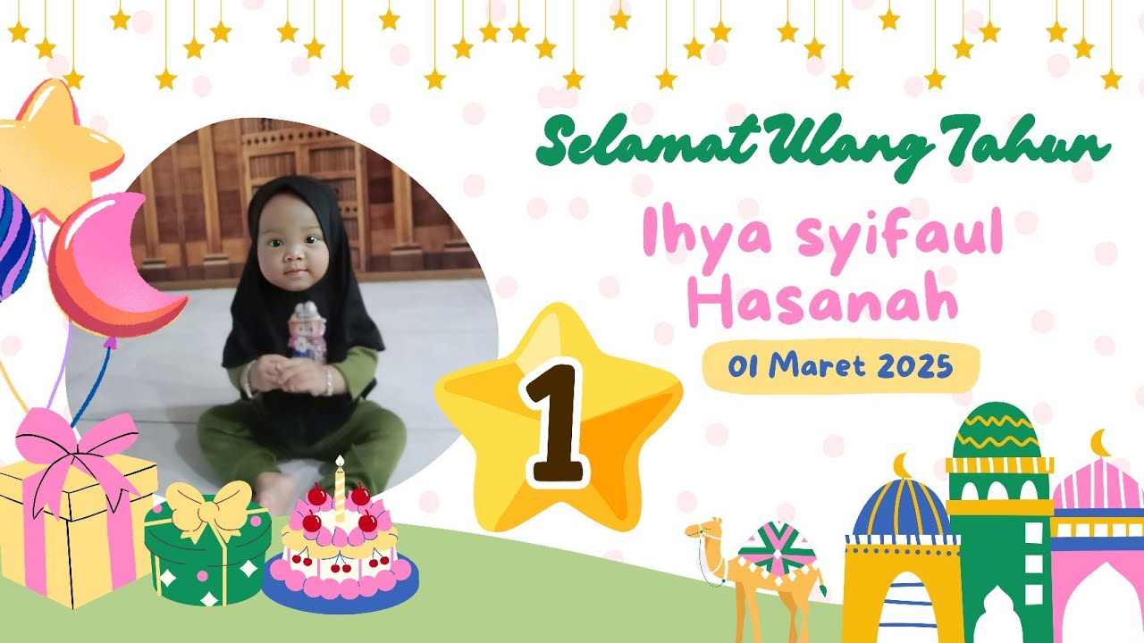 Mabruk alfa Mabruk ihya syifaul Hasanah binti Ust. Amin Hasan.