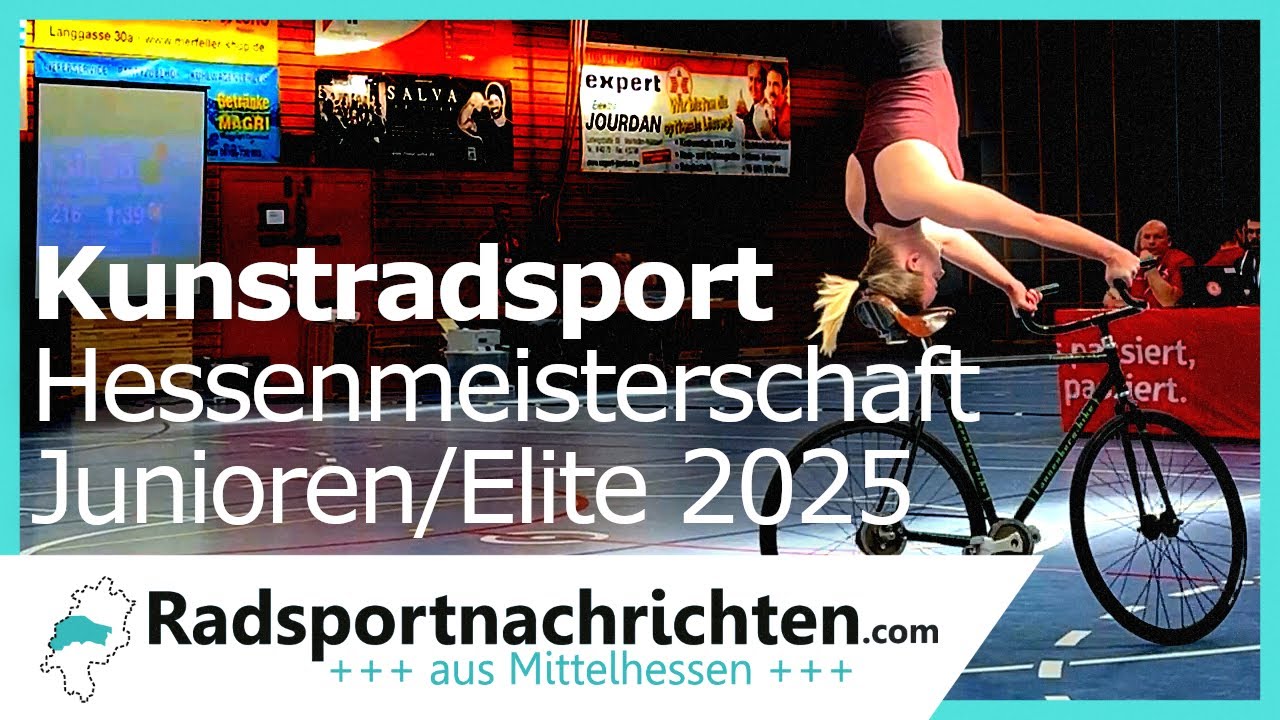 Mittelhessische Medaillen in Mörfelden? Kunstradsport Hessenmeisterschaft Junioren und Elite 2025