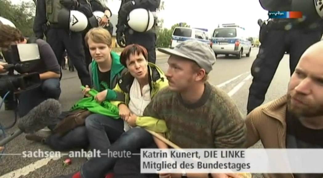 Neonazi-Aufmarsch in Stendal und Insel 29.09.2012 (MDR)
