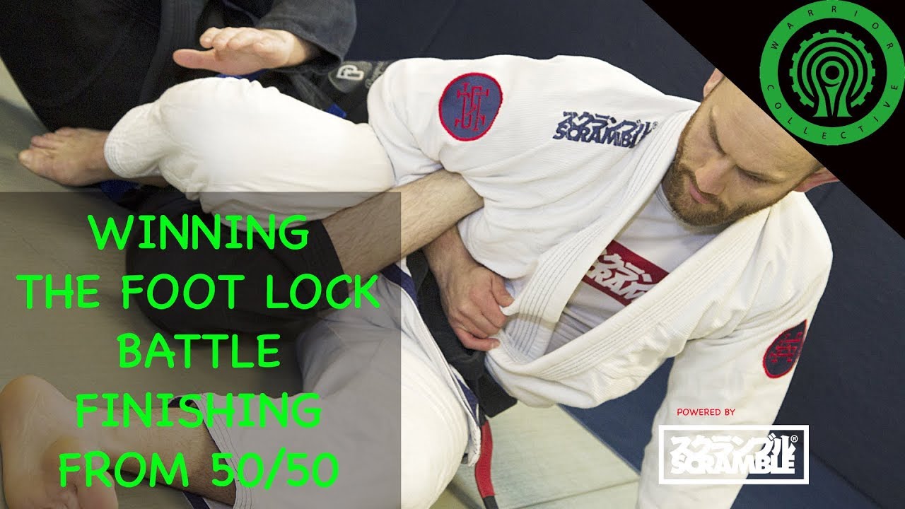 Killer Foot Lock from 50/50 guard in BJJ