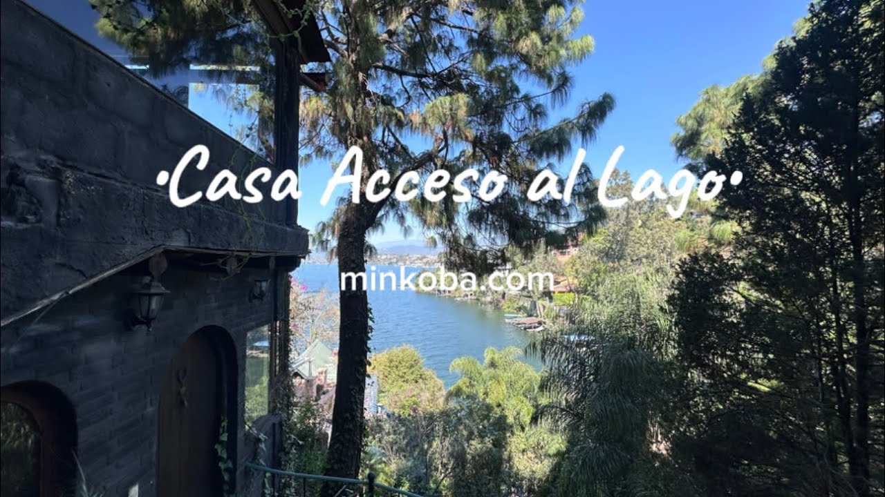 Casa de estilo mexicano con VISTA Y ACCESO AL LAGO | Avandaro