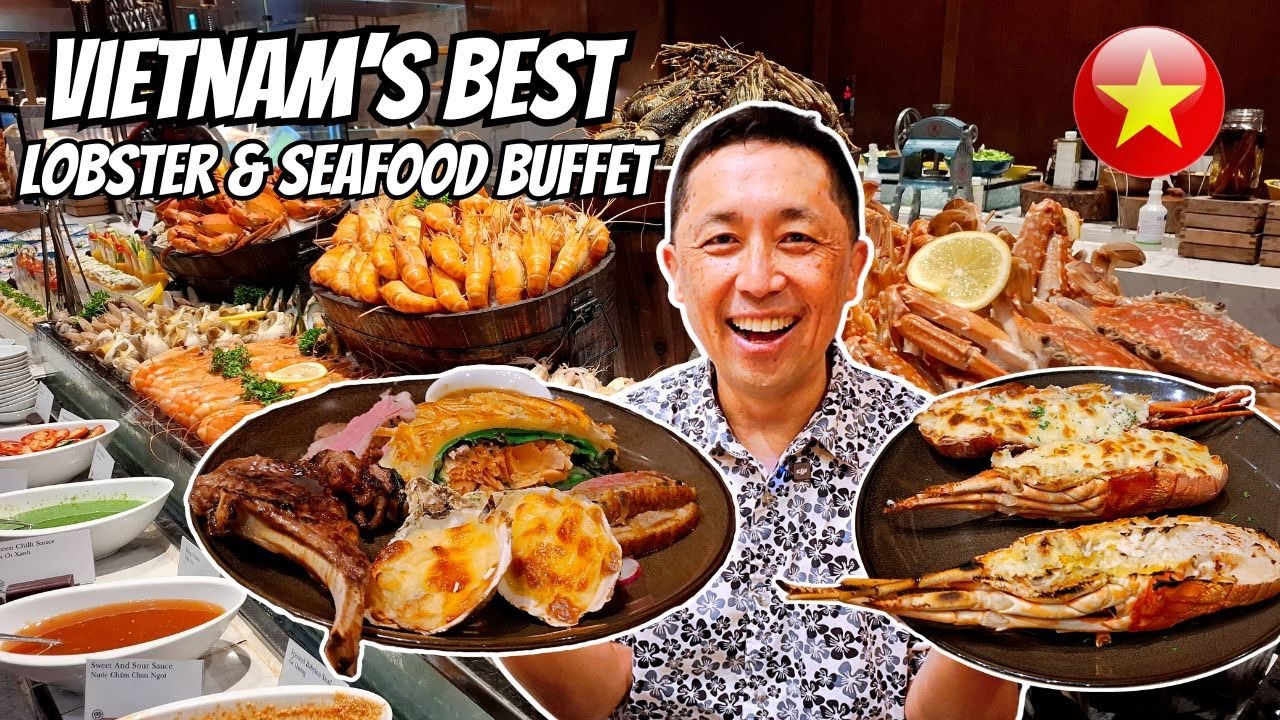 Best Buffet in Hanoi! 🇻🇳 Unlimited Lobster & Seafood Buffet in Vietnam!