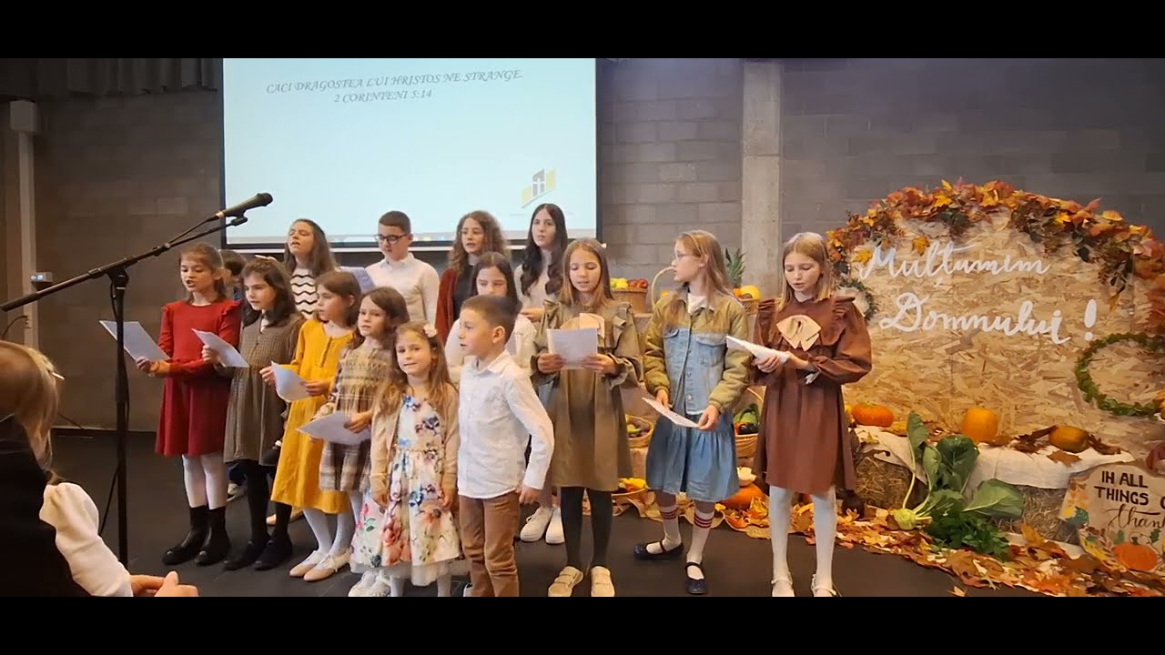 Copii Agape - Cu haina mulțumirii în prezența Ta eu vin (20-10)
