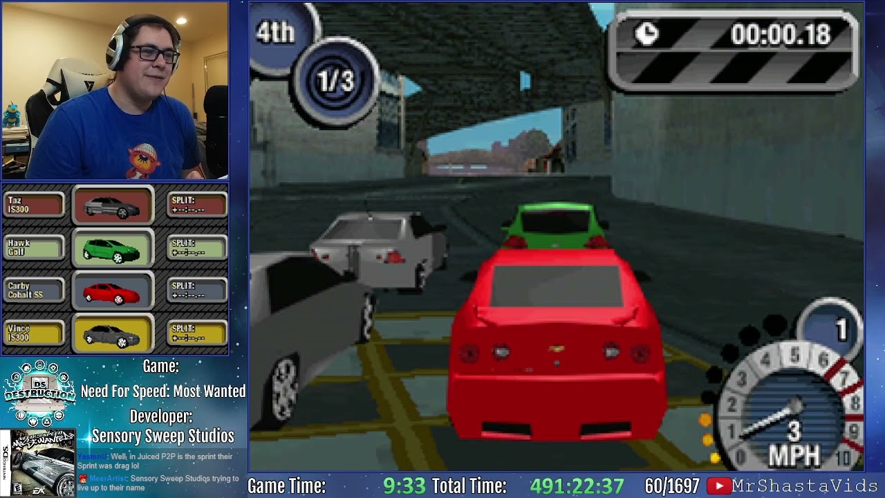 DS Destruction #60/1697: Need For Speed: Most Wanted