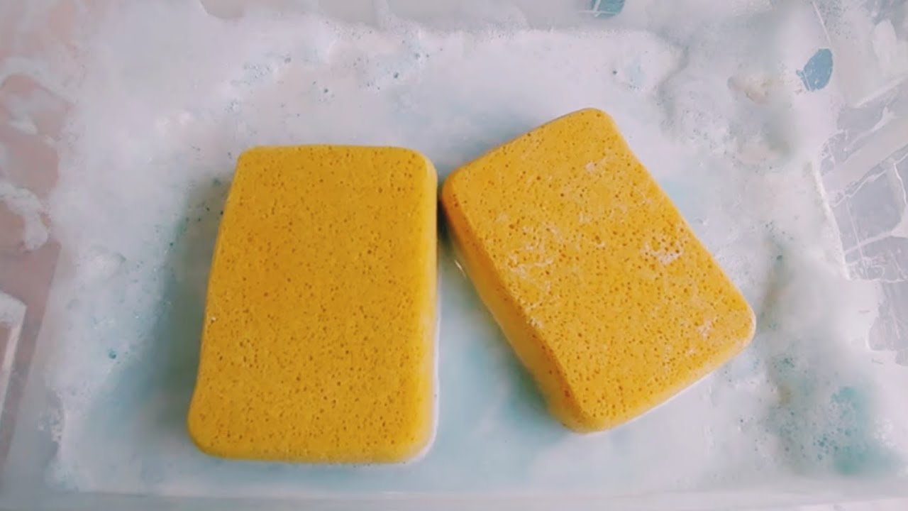 ASMR COMPLETE SUPER SOAPY SPONGE RINSING