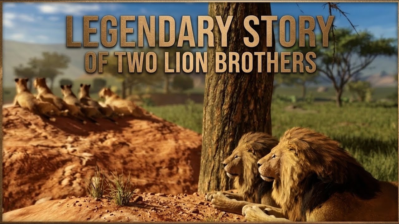 The legendary story of two lion brothers | Savannah Life Roblox (Movie)