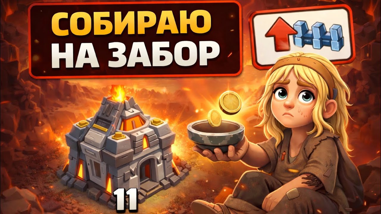 1 часть.Фармлю на забор 11 тх 