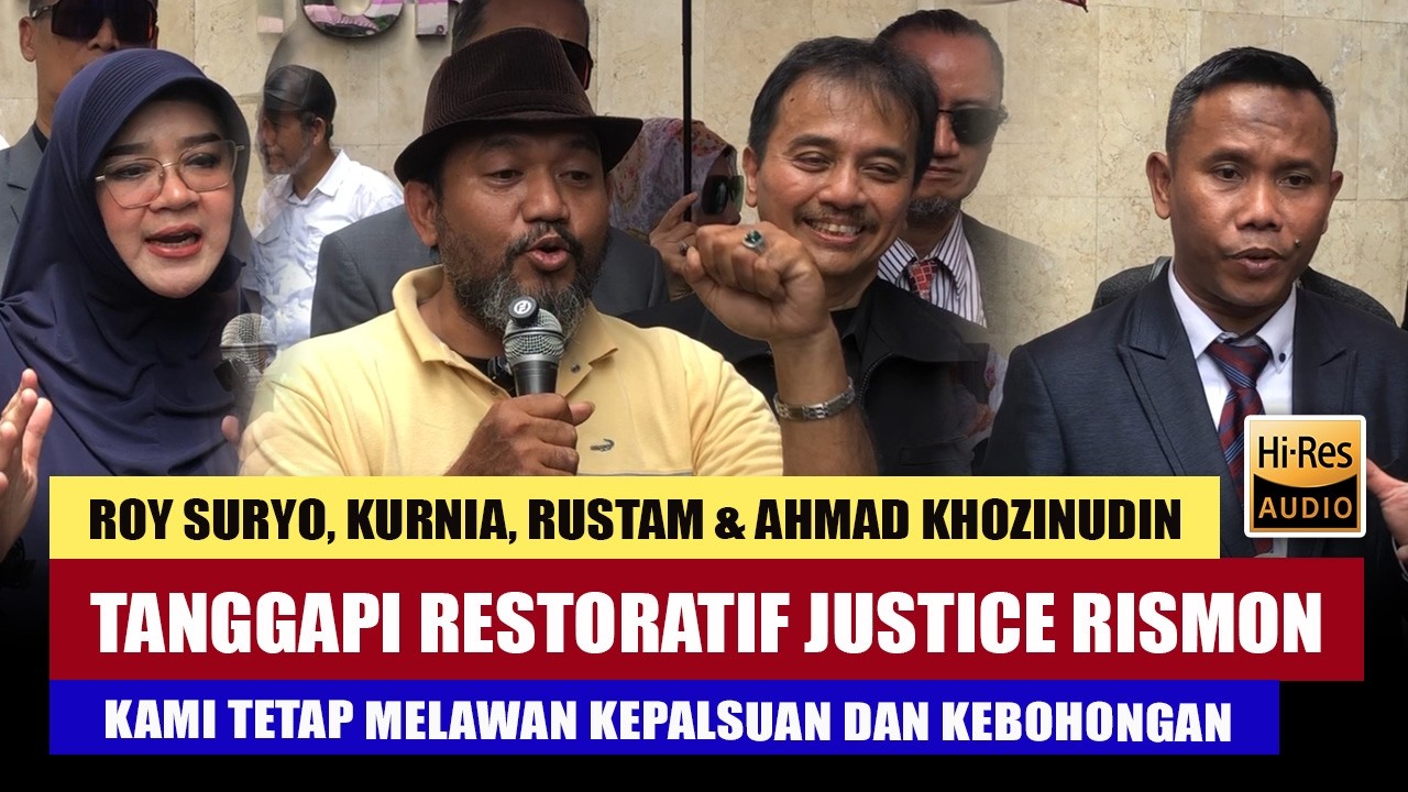 🔴MEMANAS! TANGGAPAN RESMI ROY, KURNIA, RUSTAM & AHMAD KHOZINUDIN ATAS RJ RISMON SIANIPAR