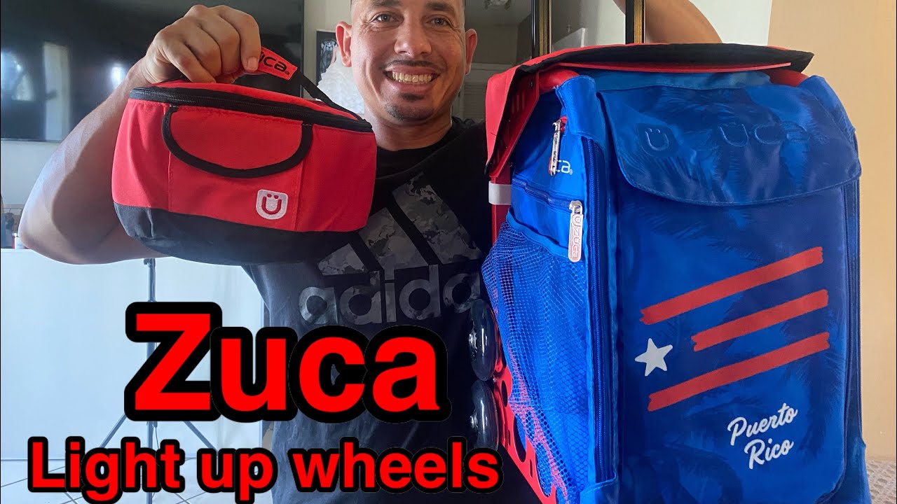 ZUCA sport bag #1 best lunchbox seat cushion unboxing and install led light up wheels