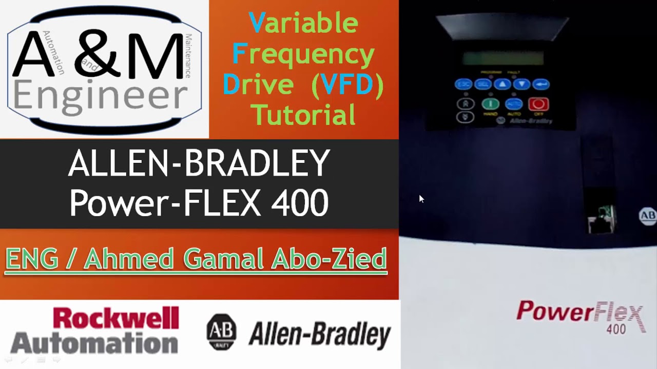 Power flex 400 Variable Frequency Drive (VFD Local Remote Mode)