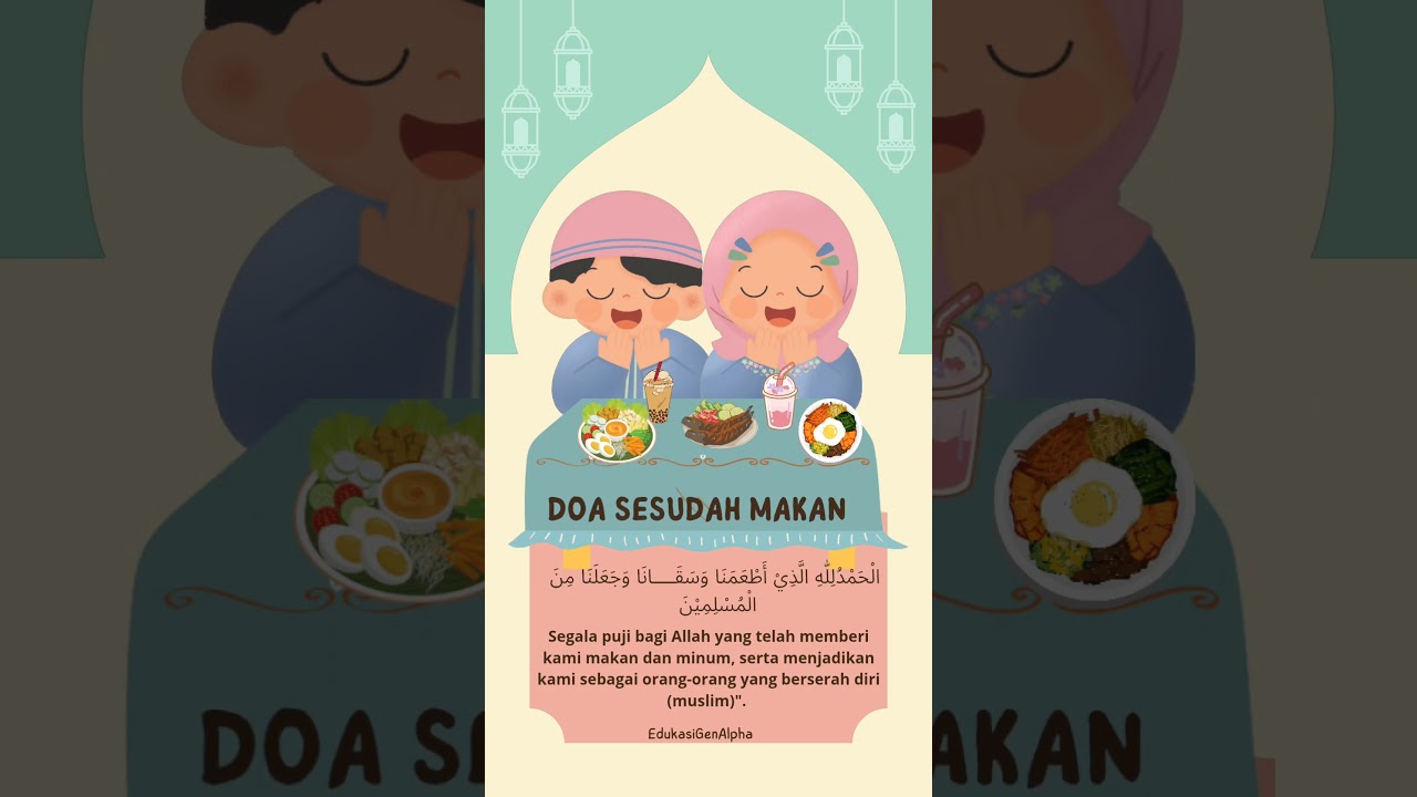 Doa Sesudah Makan 