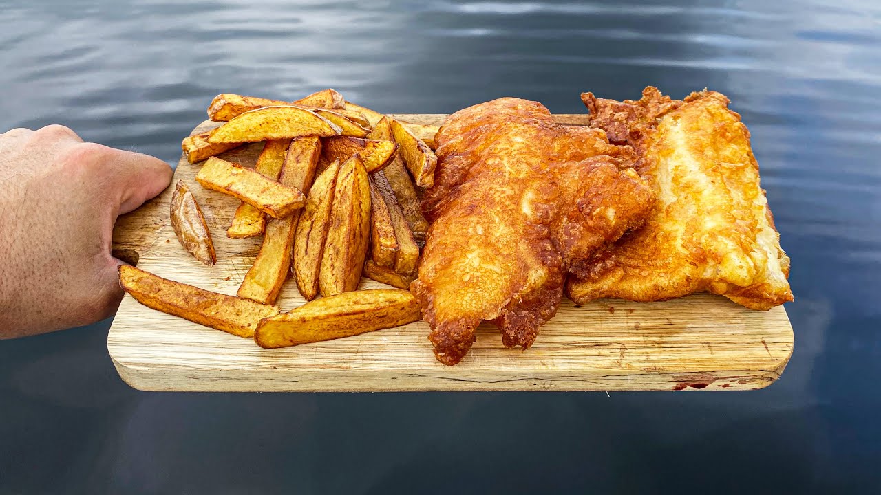 From Lake to Plate: Cooking Fresh Fish and Chips in My Boat