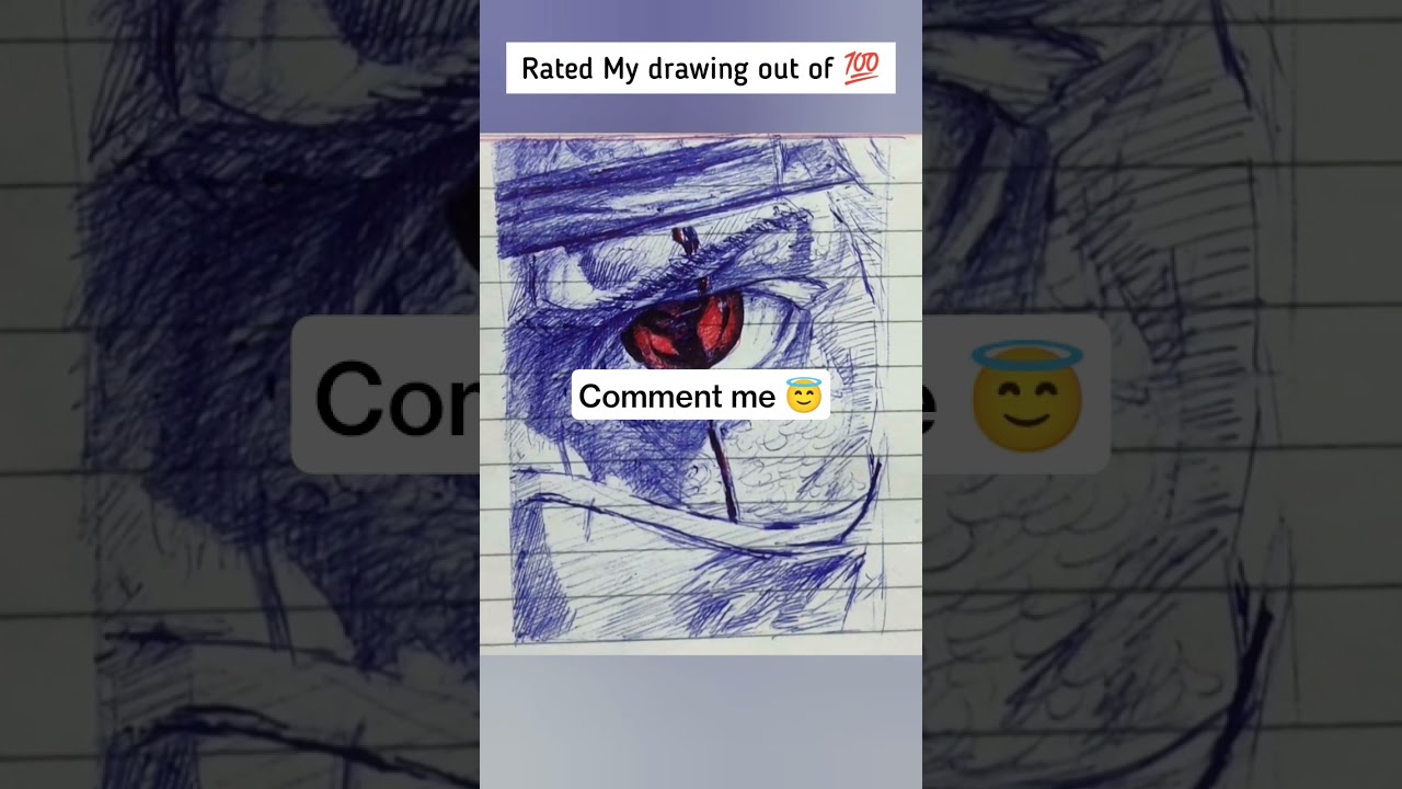 Trust the Process… Clean Anime Eyes with Pen ✍️ 