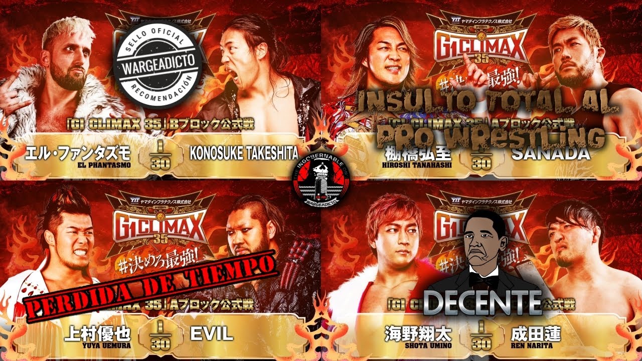 Juzgando TODAS las luchas del G1 Climax 35 - Podcast Picante by Warge