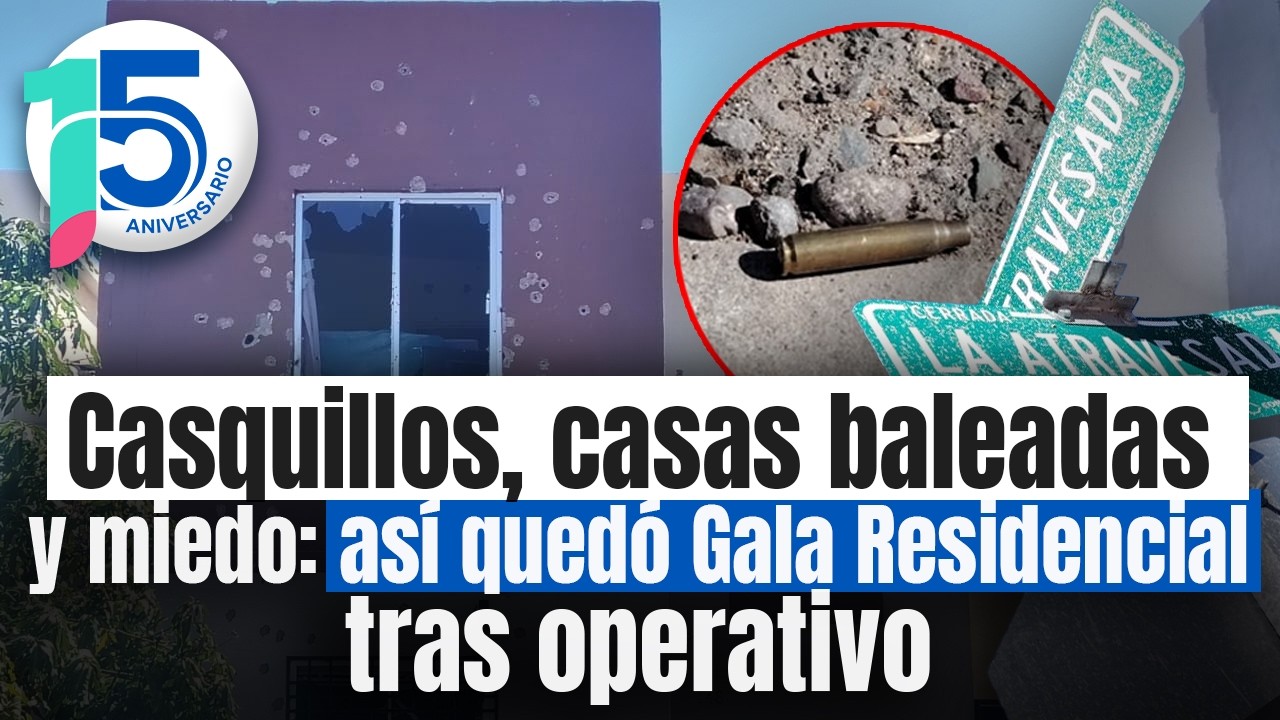 Balacera en Gala Residencial Rubí deja un presunto sicario abatido y dos agentes lesionados
