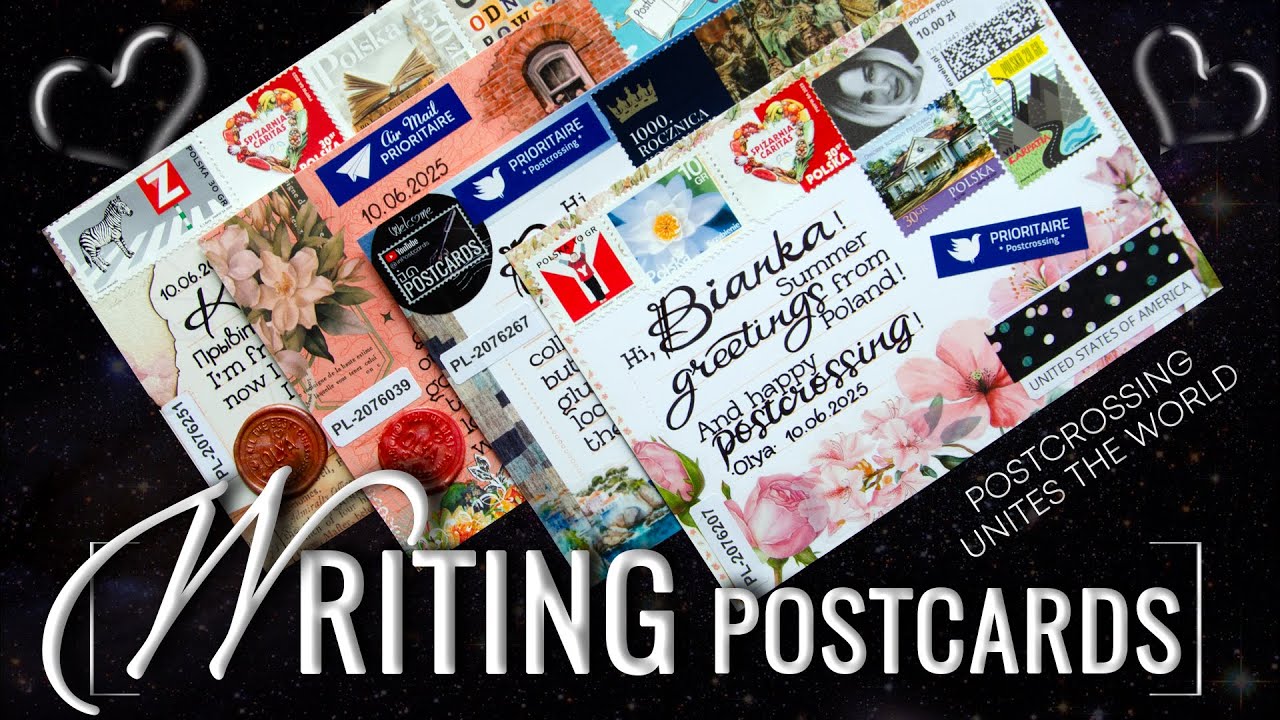 ✒️ WRITING & Decorating postcards | June 2025 | #31 | Official POSTCROSSING