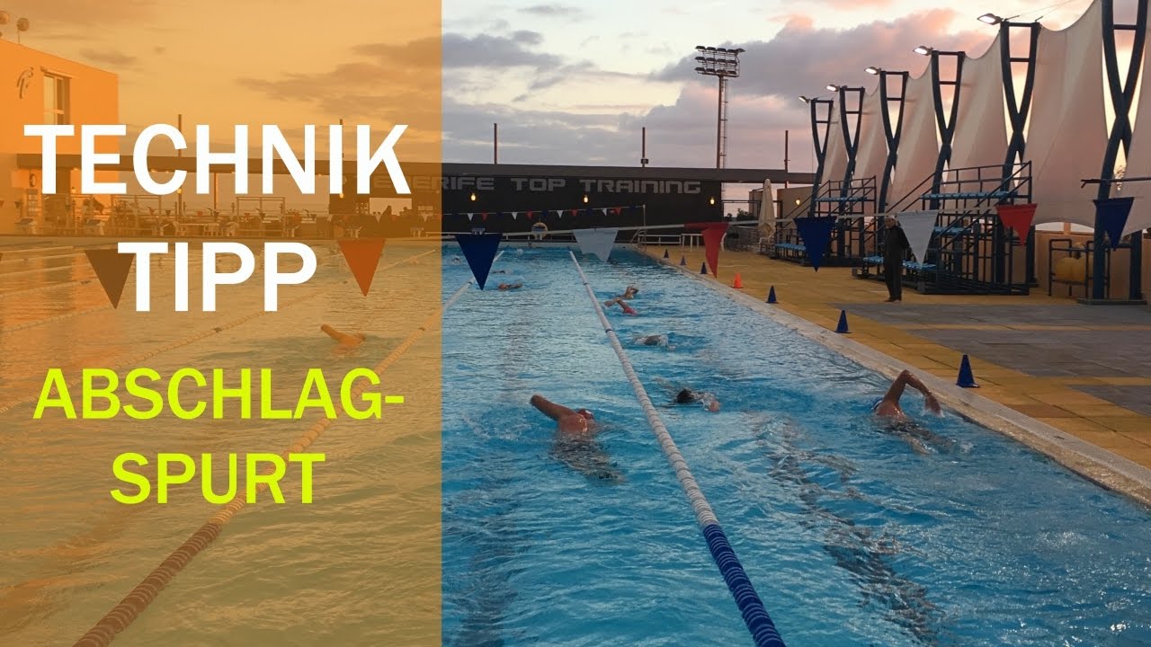SCHWIMMEN: Der Abschlag-Spurt als Technikübung