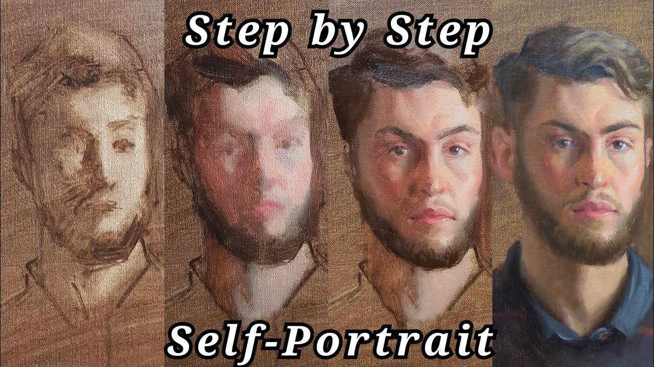 Self-Portrait Tutorial - Oil Painting - George Frederick Thomas