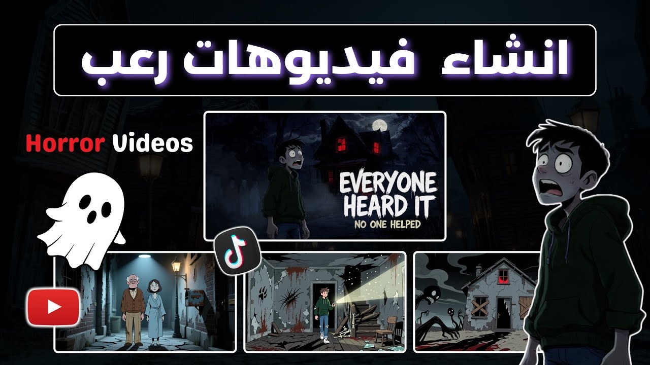 كيف صنعت فيديوهات رعب بالذكاء الأصطناعي أحترافية علي موقع واحد مجاني