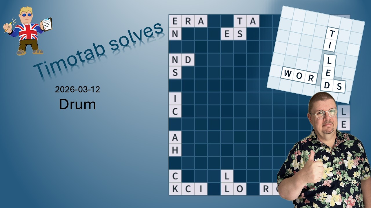 Tiled Words 2026-03-11 : Drum