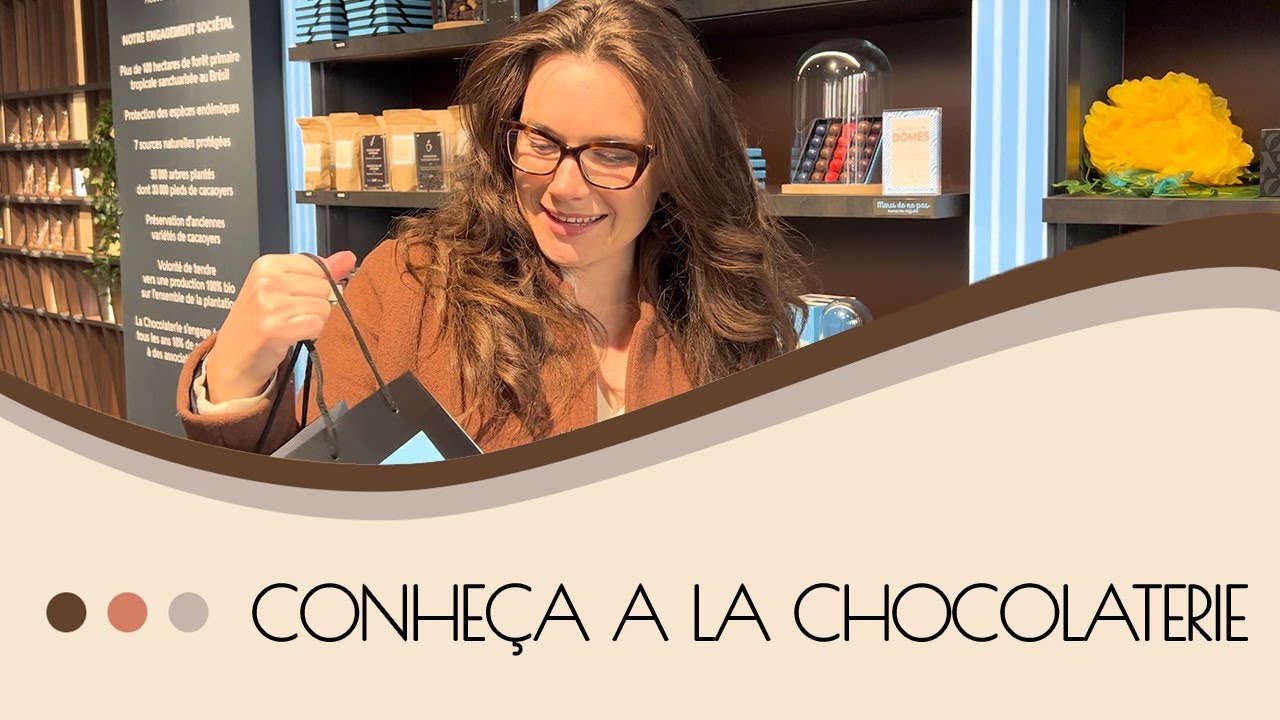 UMA LOJA DE CHOCOLATES INCRÍVEL EM PARIS