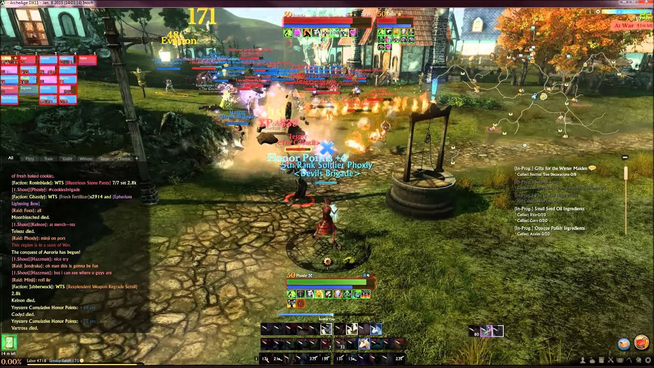 Archeage - Inoch Server: War time in Ynystere