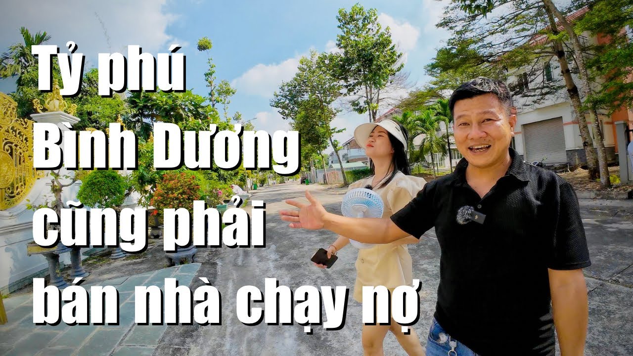 Tỷ Phú Bình Dương bán cơ ngơi Biệt thự Villa sân vườn được Dát Vàng khủng chỉ hơn 10 tỷ