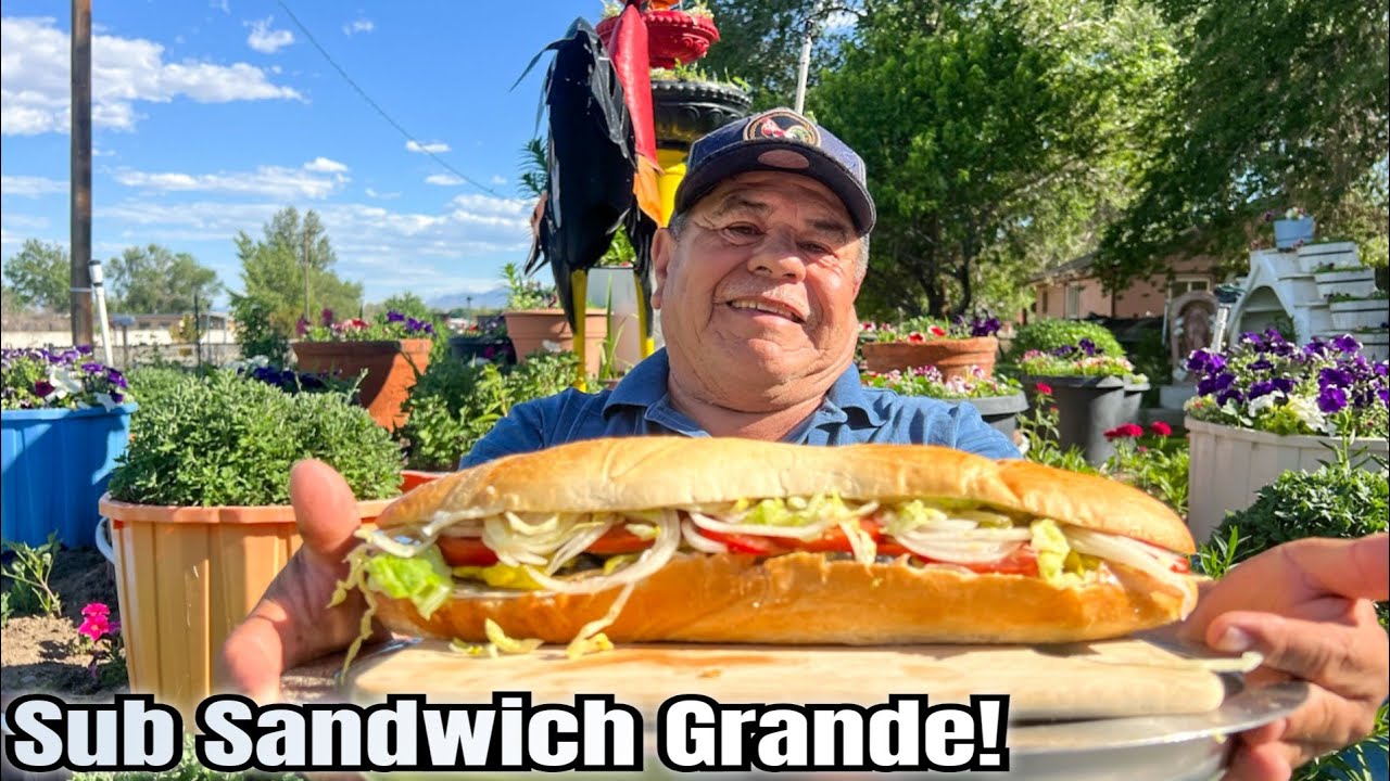 Como Hacer El Mejor Sub Sándwich 1 Pie De Largo Entero!🥪🌿