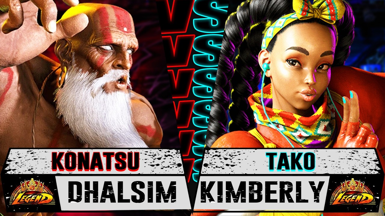 Konatsu (Dhalsim) vs Tako (Kimberly) - Street Fighter 6