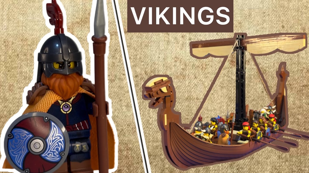 ДРАККАР И ДЕРЕВНЯ ВИКИНГОВ. ОБЗОР. #new #fyp #fypシ #fypシ゚viral #viral #viralvideo #lego #drakkar 