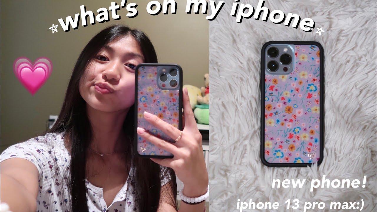WHATS ON MY IPHONE 13 PRO MAX! | brand new phone!!