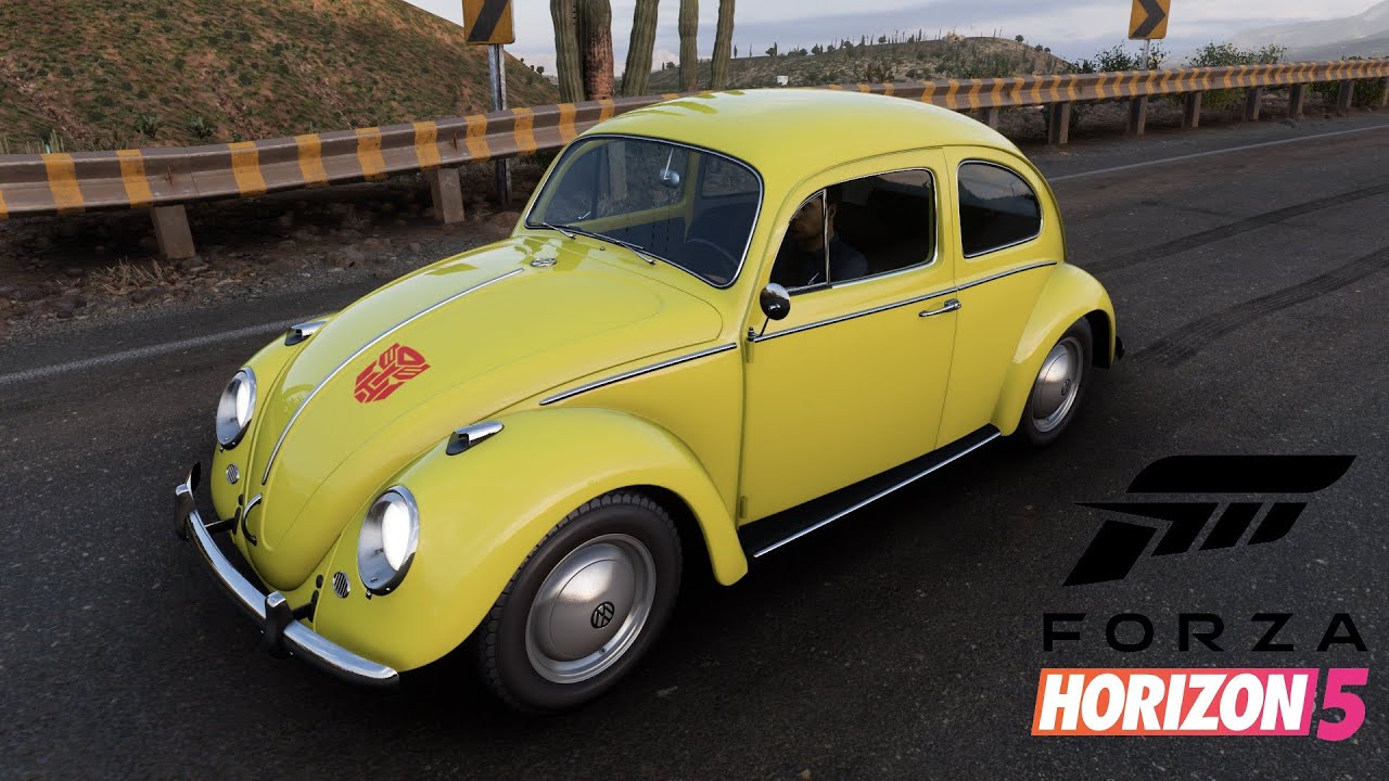 Transformers Bumblebee G1:-Forza Horizon 5 Volkswagen Beetle Custom Build
