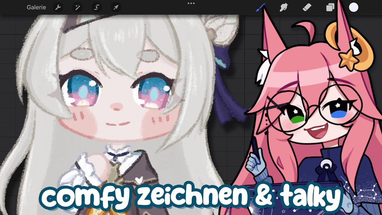 comfy quatschen und firefly zeichnen (´• ω •`) ♡