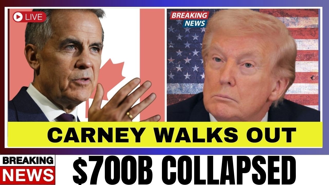 BREAKING Carney WALKS OUT on Trump &mdash; The $700B USMCA Deal Just COLLAPSED