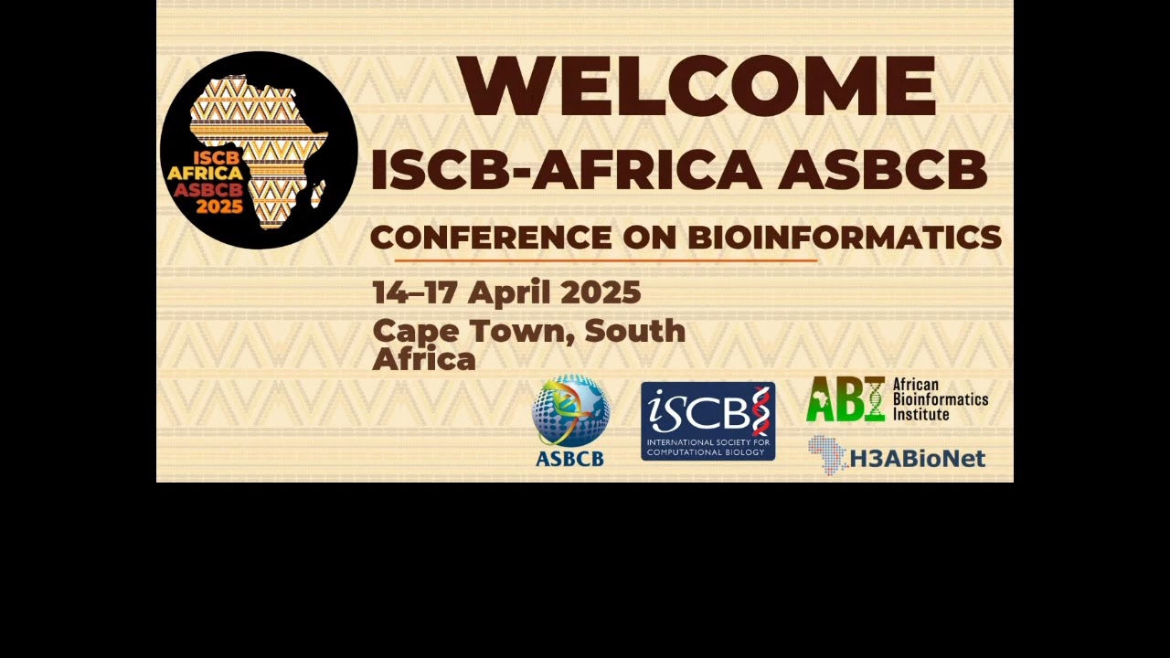 Welcome and Opening Remarks - GenCompBio - ISCB-Africa ASBCB 2025