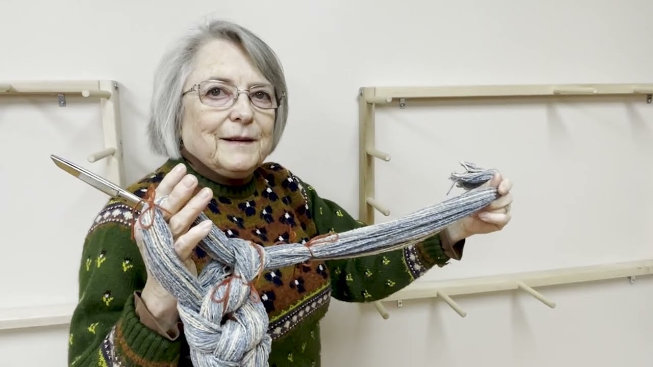 Prepping yarn for a weaving project: From warping board to the loom